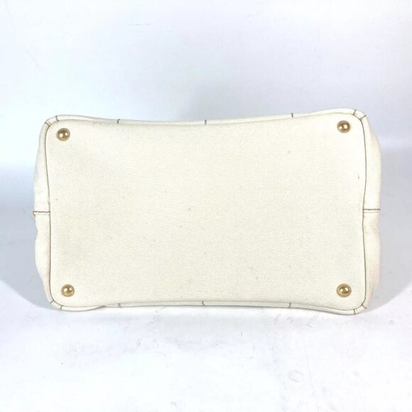 PRADA Logo Plate Canapa CANAPA Hand Bag - Picture 5 of 15